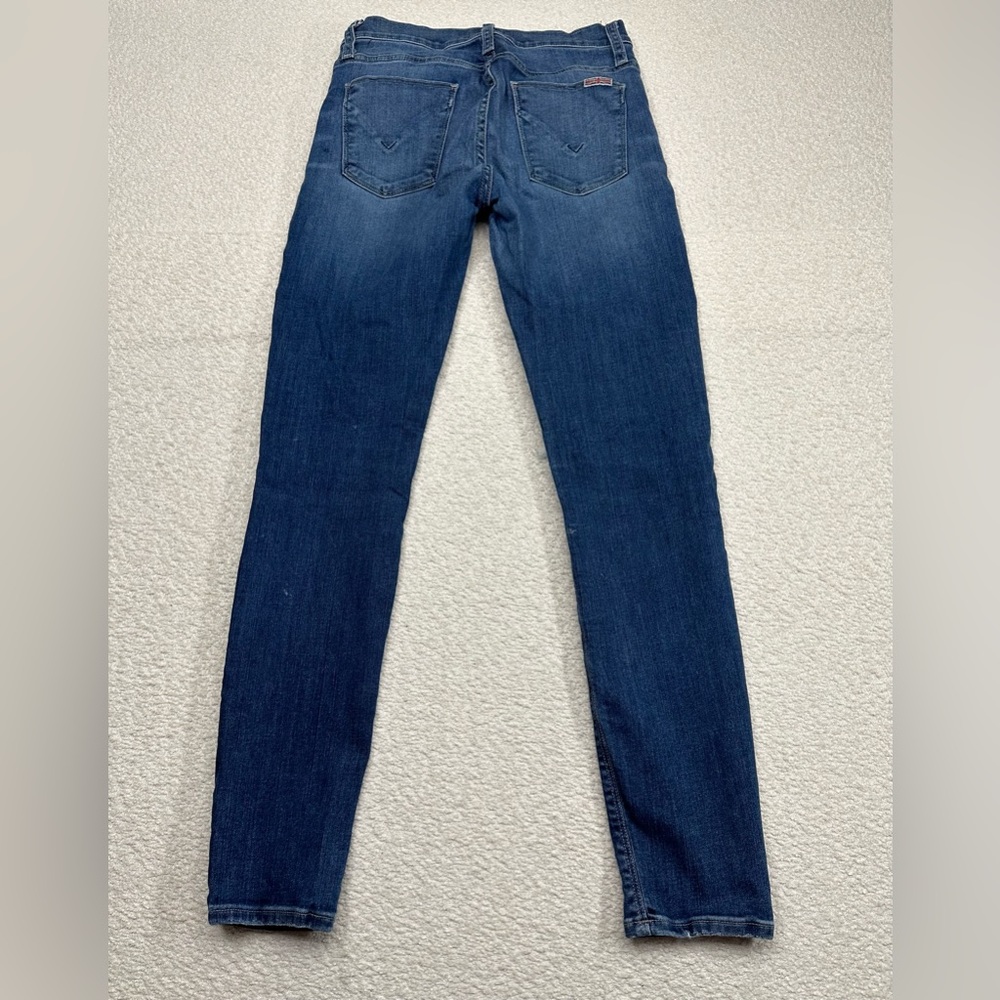 Hudson Nico Mid Rise Ankle Super Skinny Blue Jeans Women’s Size 26 Waist - Picture 10 of 10